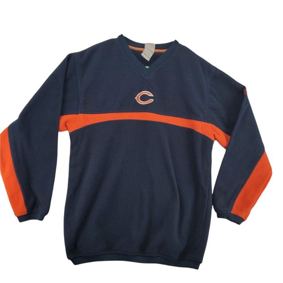 CHICAGO BEARS Sweatshirt Kid's Long Sleeve NFL TEAM APPAREL Blue X-Large - Picture 1 of 12